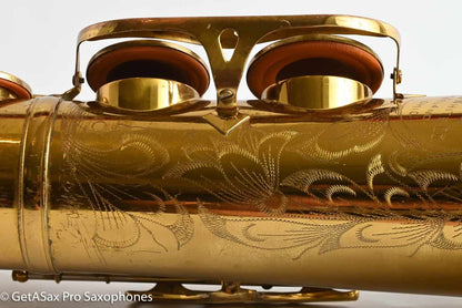 King Super 20 Tenor 1A Original Lacquer Plays on Older Pads 298492