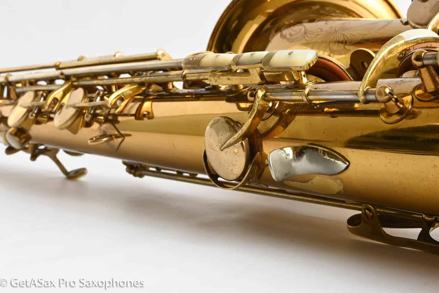 King Super 20 Tenor 1A Original Lacquer Plays on Older Pads 298492