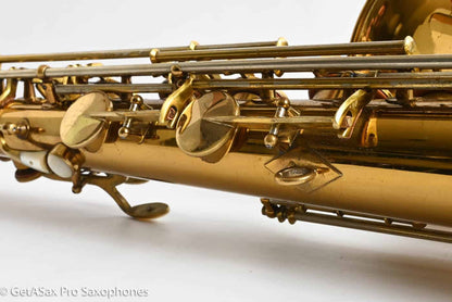 King Super 20 Tenor 1A Original Lacquer Plays on Older Pads 298492