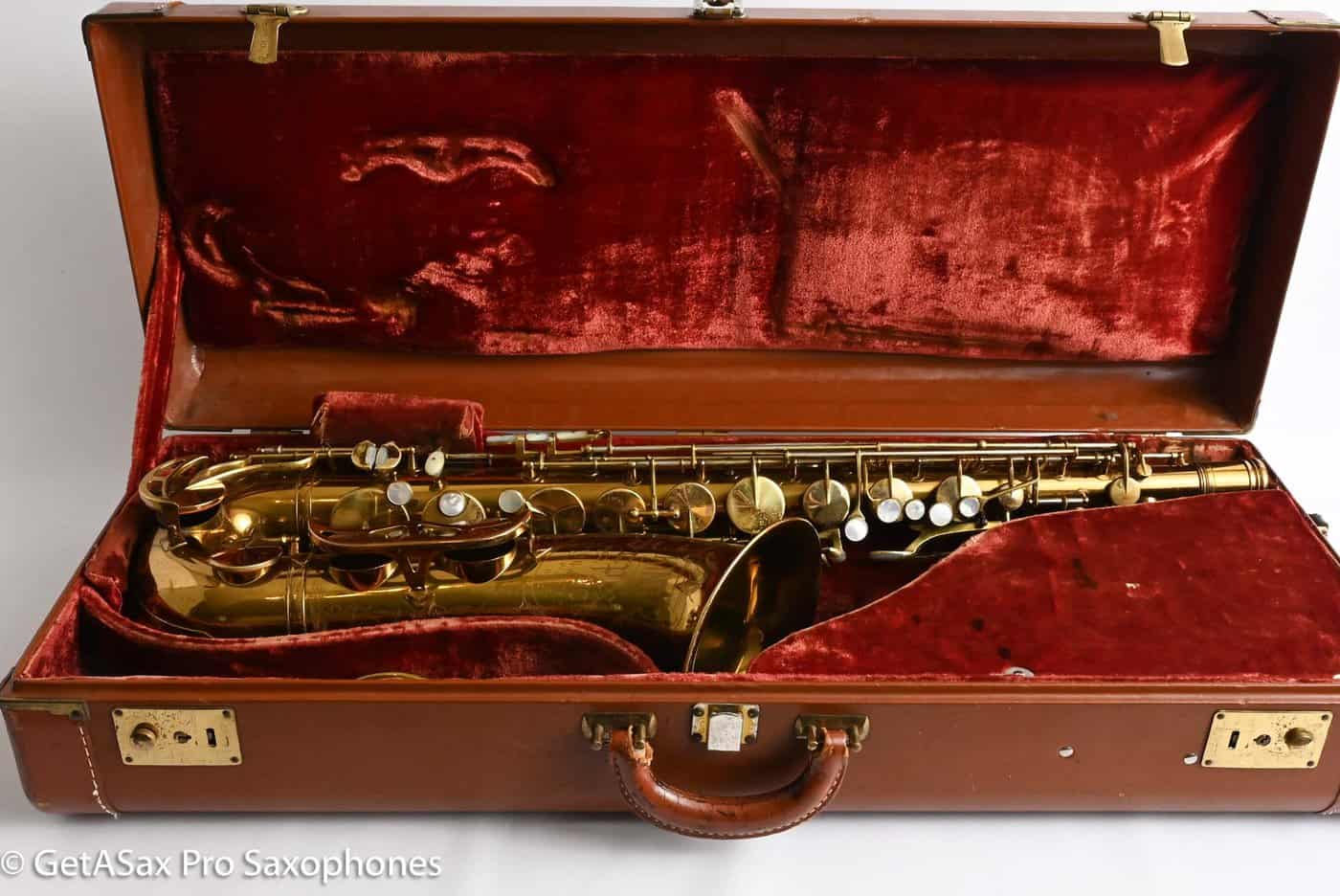 King Super 20 Tenor 1A Original Lacquer Plays on Older Pads 298492