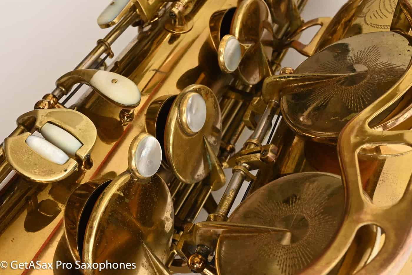 King Super 20 Tenor 1A Original Lacquer Plays on Older Pads 298492