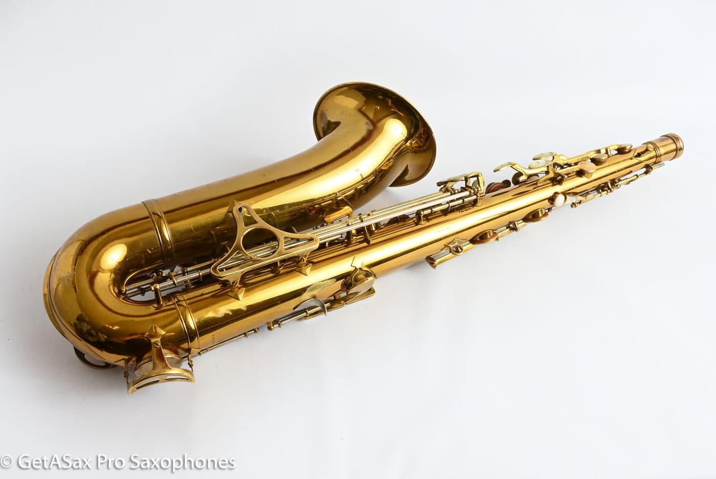 King Super 20 Tenor 1A Original Lacquer Plays on Older Pads 298492