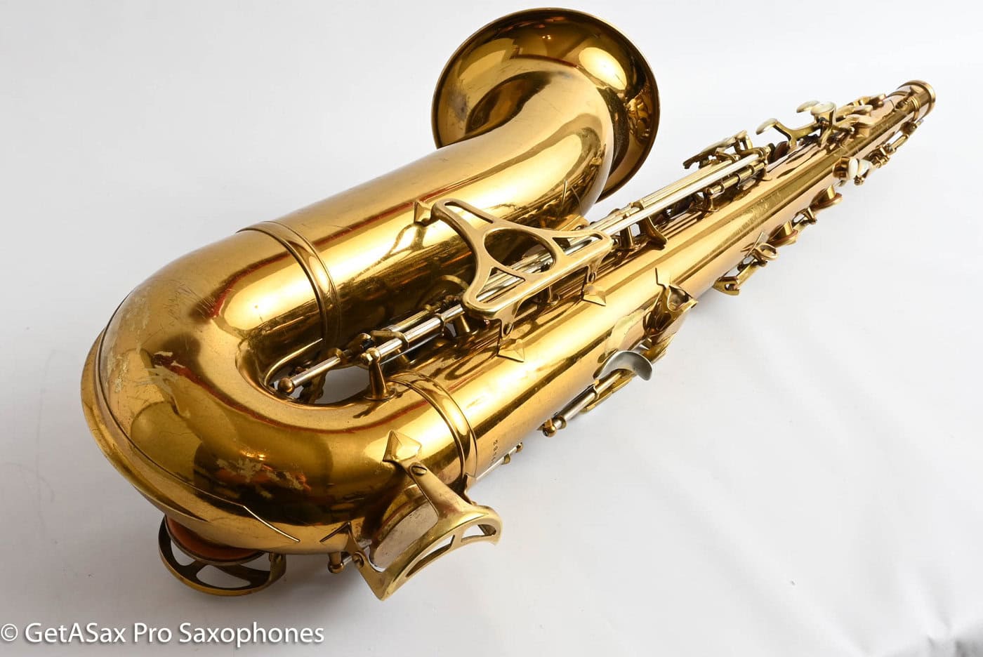 King Super 20 Tenor 1A Original Lacquer Plays on Older Pads 298492