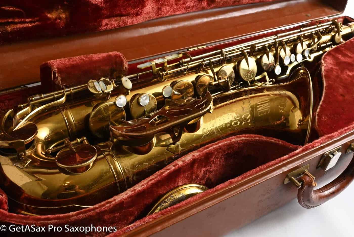 King Super 20 Tenor 1A Original Lacquer Plays on Older Pads 298492