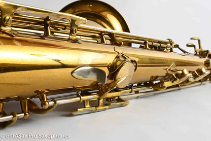 King Super 20 Tenor 1A Original Lacquer Plays on Older Pads 298492