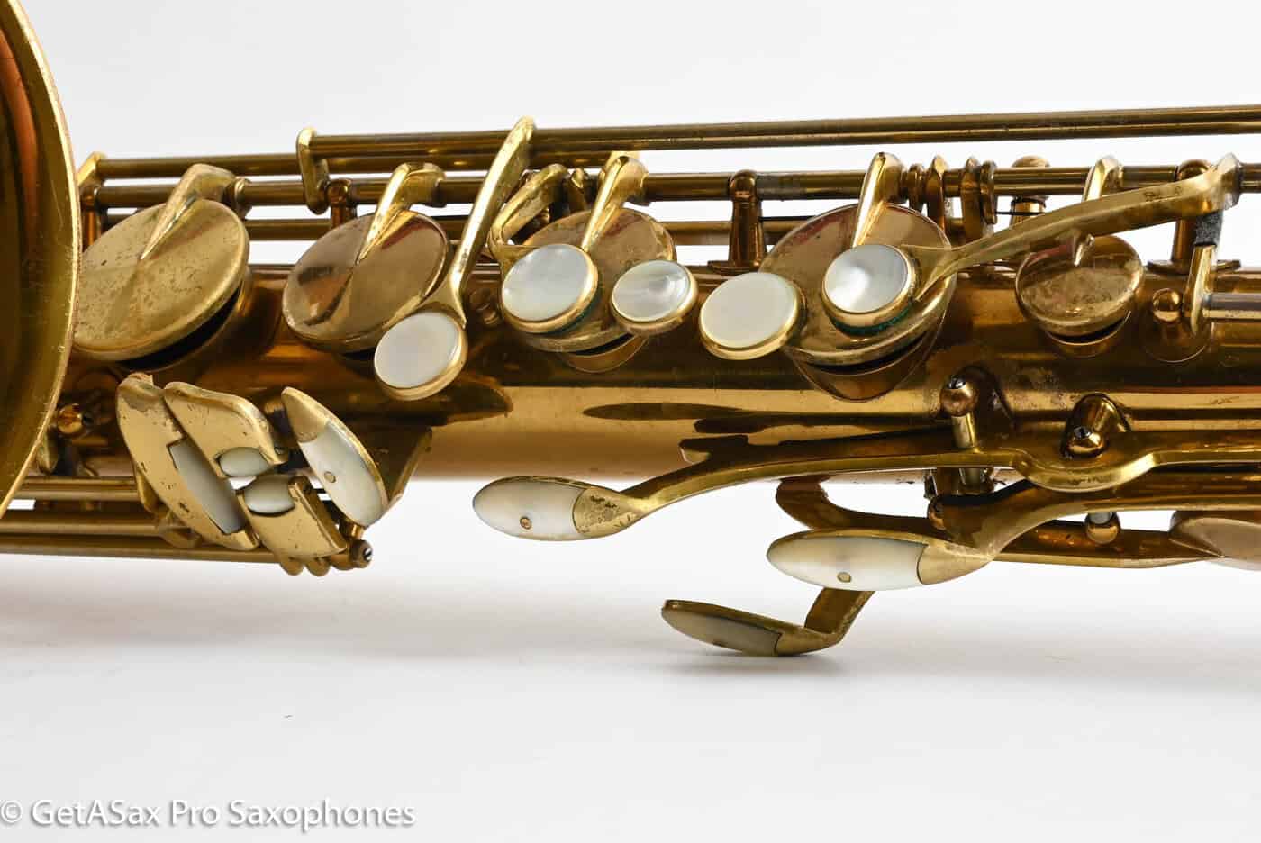 King Super 20 Tenor 1A Original Lacquer Plays on Older Pads 298492