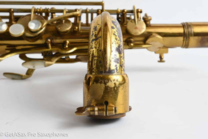 King Super 20 Tenor 1A Original Lacquer Plays on Older Pads 298492