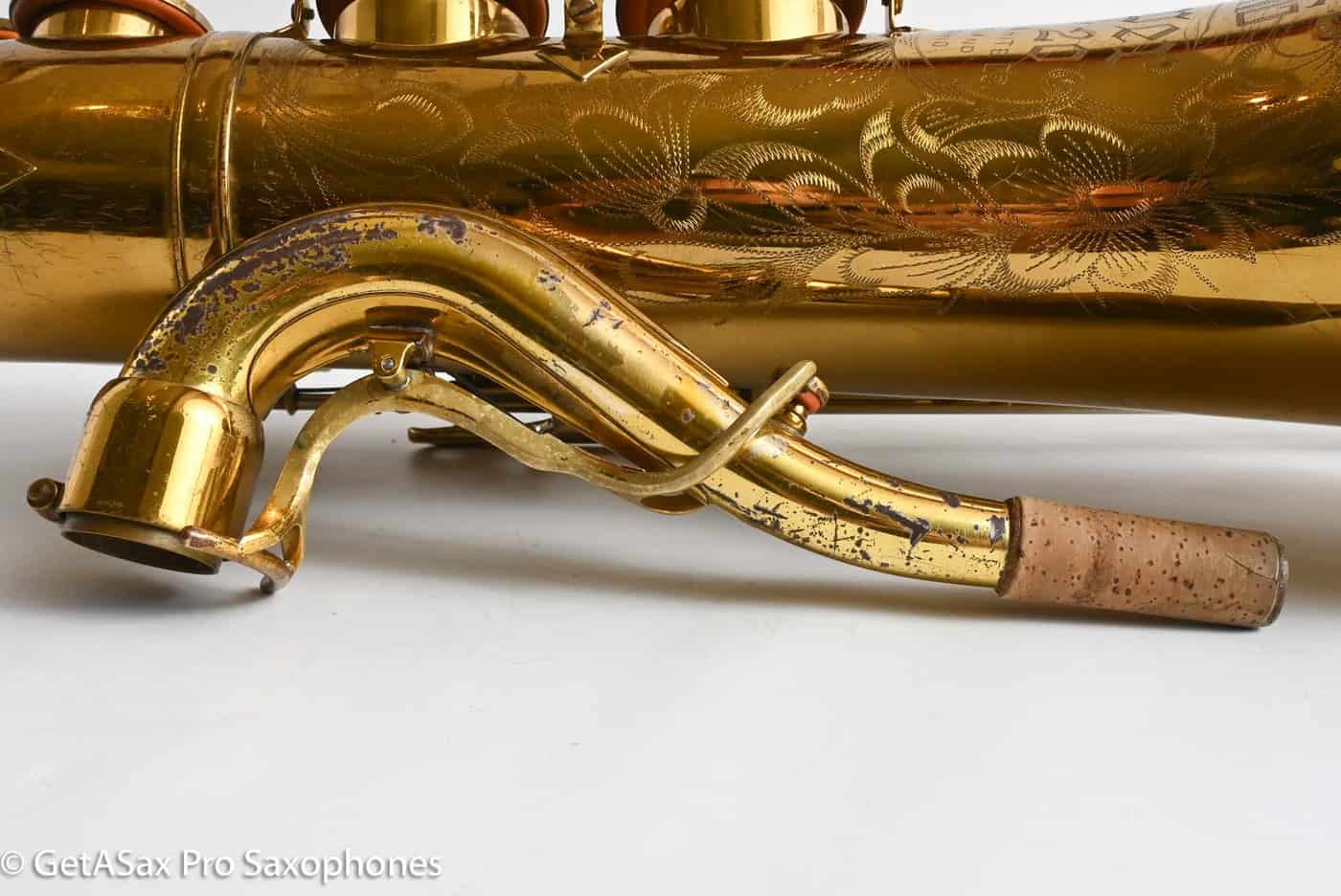 King Super 20 Tenor 1A Original Lacquer Plays on Older Pads 298492