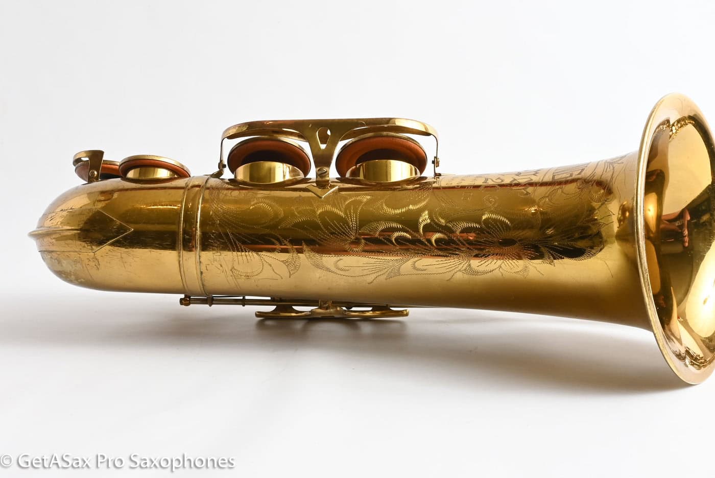 King Super 20 Tenor 1A Original Lacquer Plays on Older Pads 298492