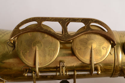 King Super 20 Tenor Original Lacquer Full Pearls Fresh Overhaul!