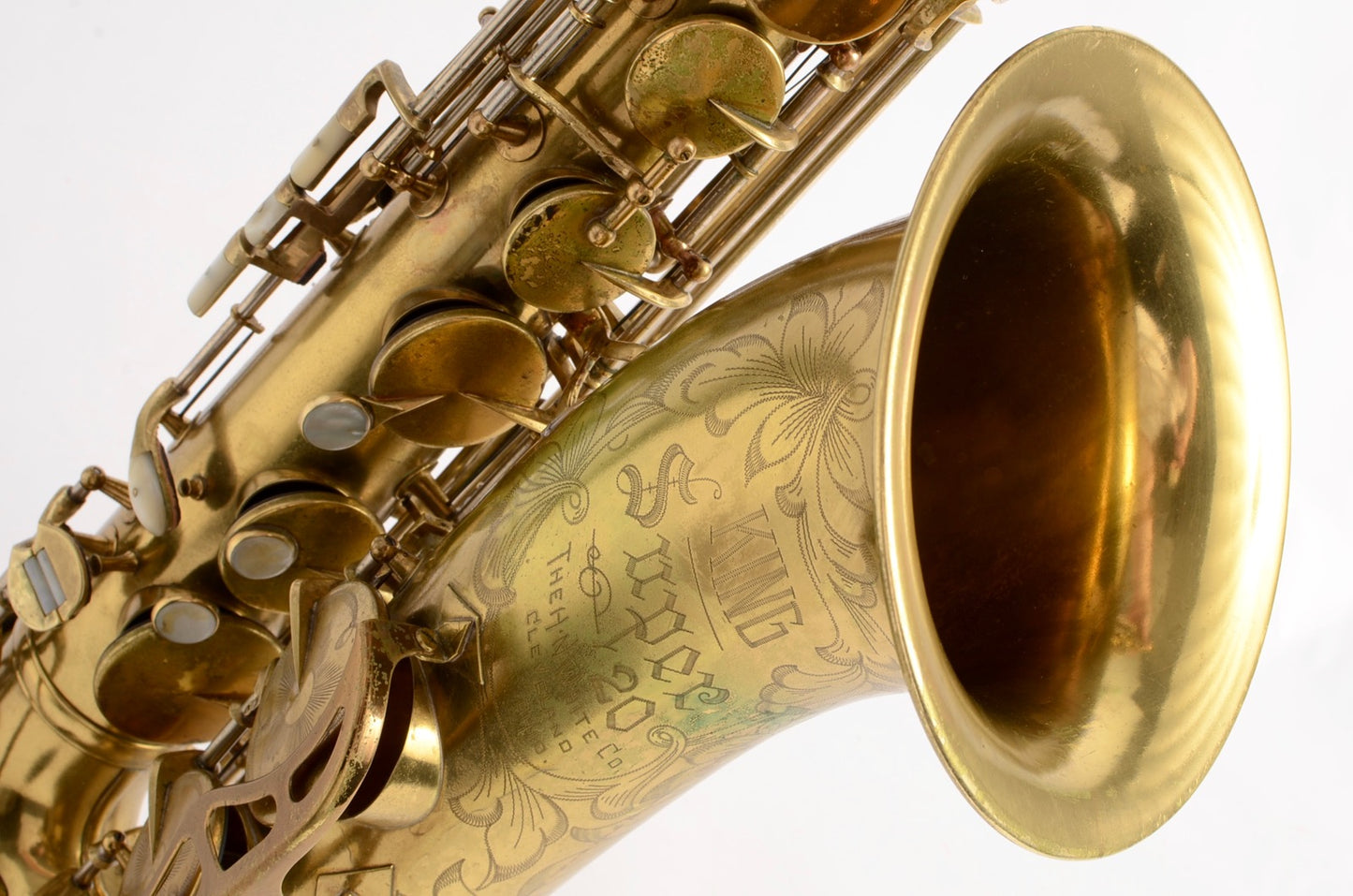 King Super 20 Tenor Original Lacquer Full Pearls Fresh Overhaul!