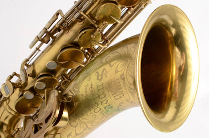 King Super 20 Tenor Original Lacquer Full Pearls Fresh Overhaul!