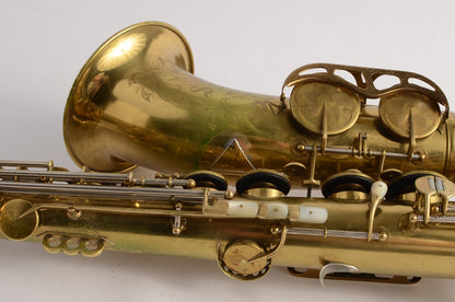King Super 20 Tenor Original Lacquer Full Pearls Fresh Overhaul!