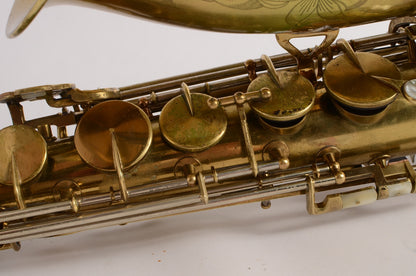 King Super 20 Tenor Original Lacquer Full Pearls Fresh Overhaul!