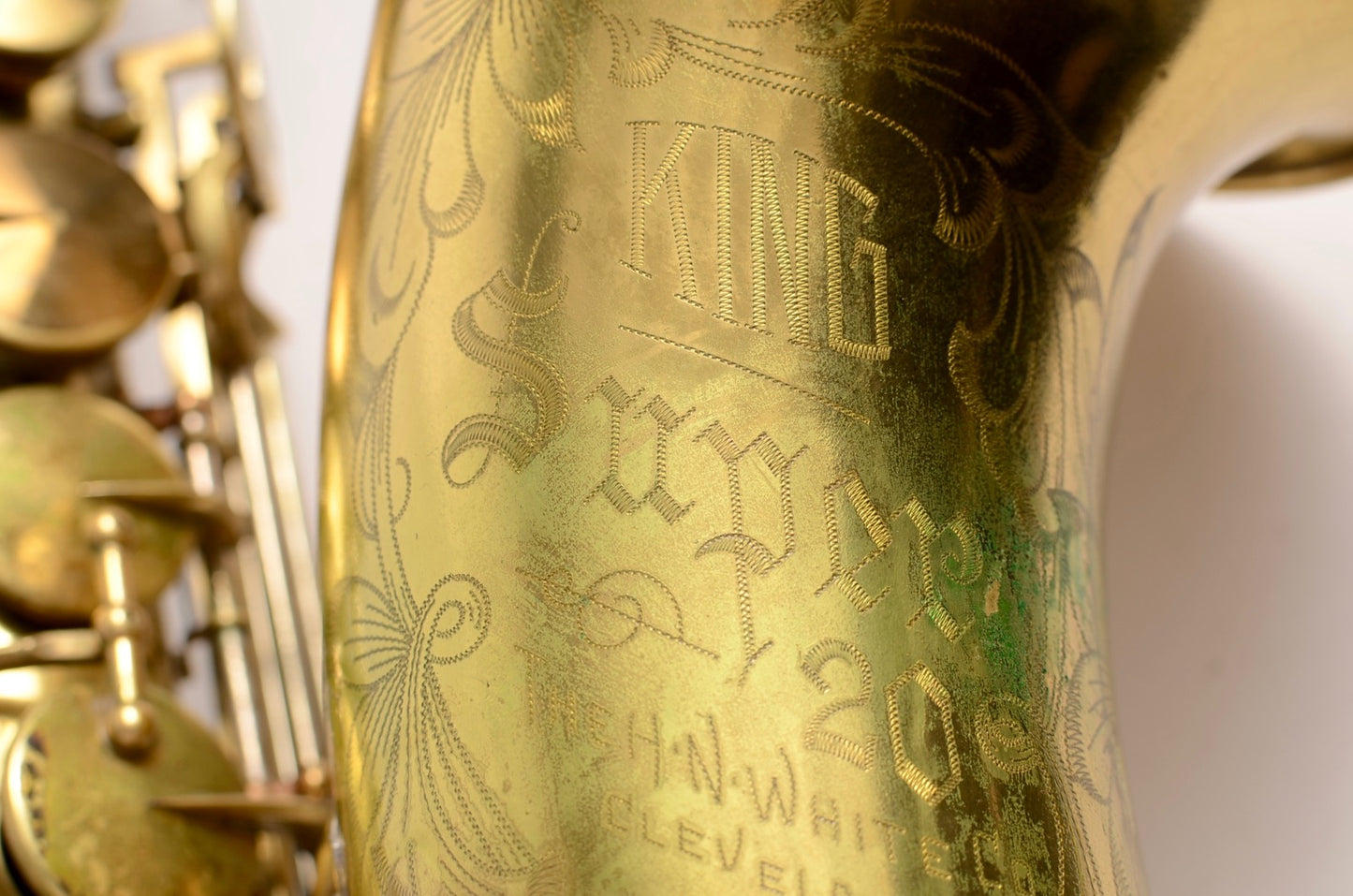 King Super 20 Tenor Original Lacquer Full Pearls Fresh Overhaul!