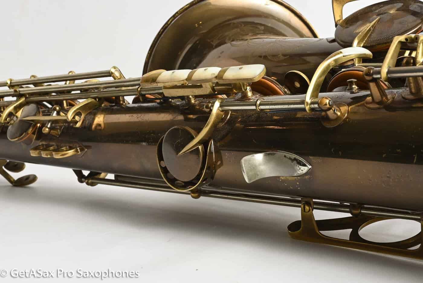 King Super 20 Tenor Series 1 Rare Original Dark Lacquer – Gorgeous! 285199