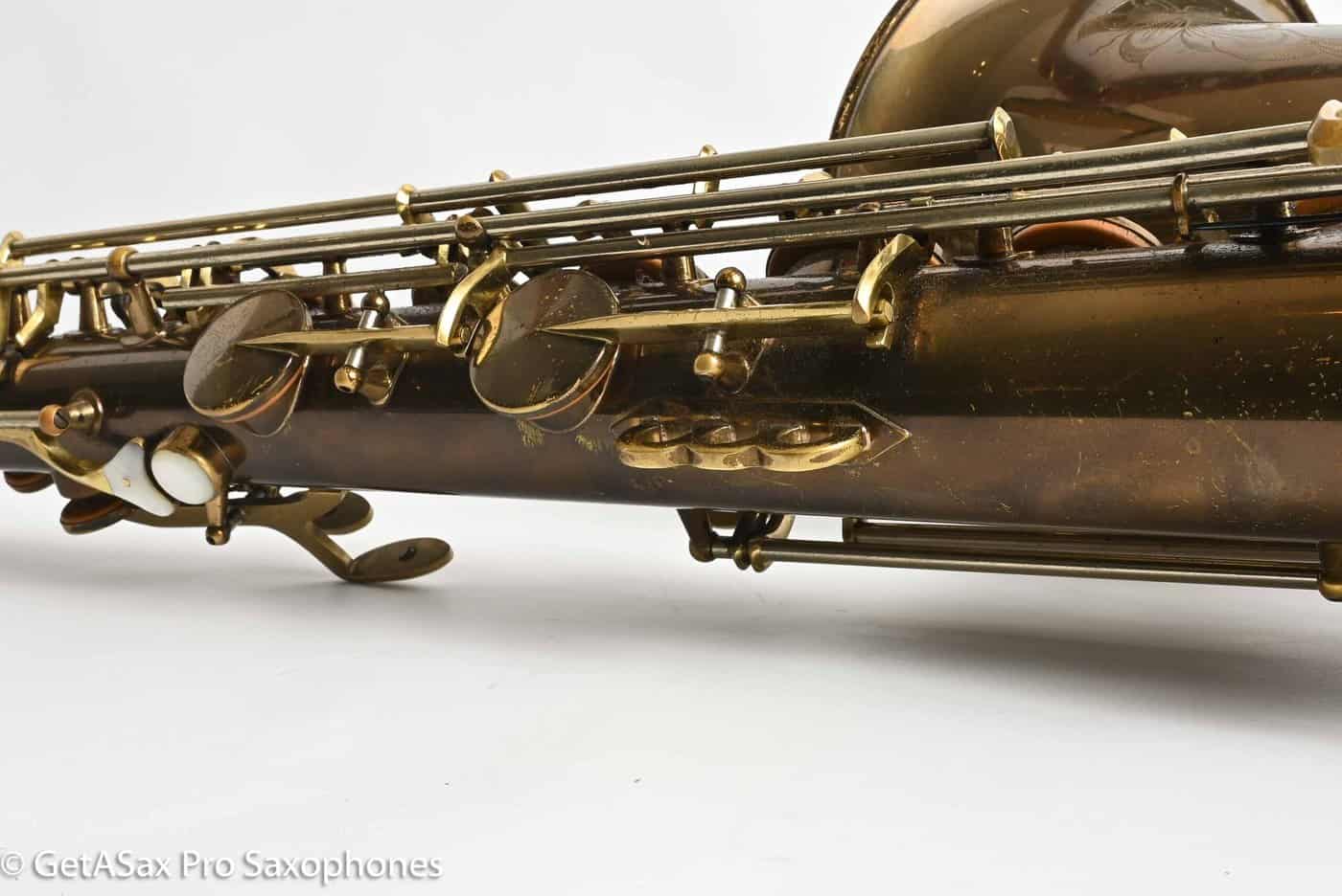 King Super 20 Tenor Series 1 Rare Original Dark Lacquer – Gorgeous! 285199