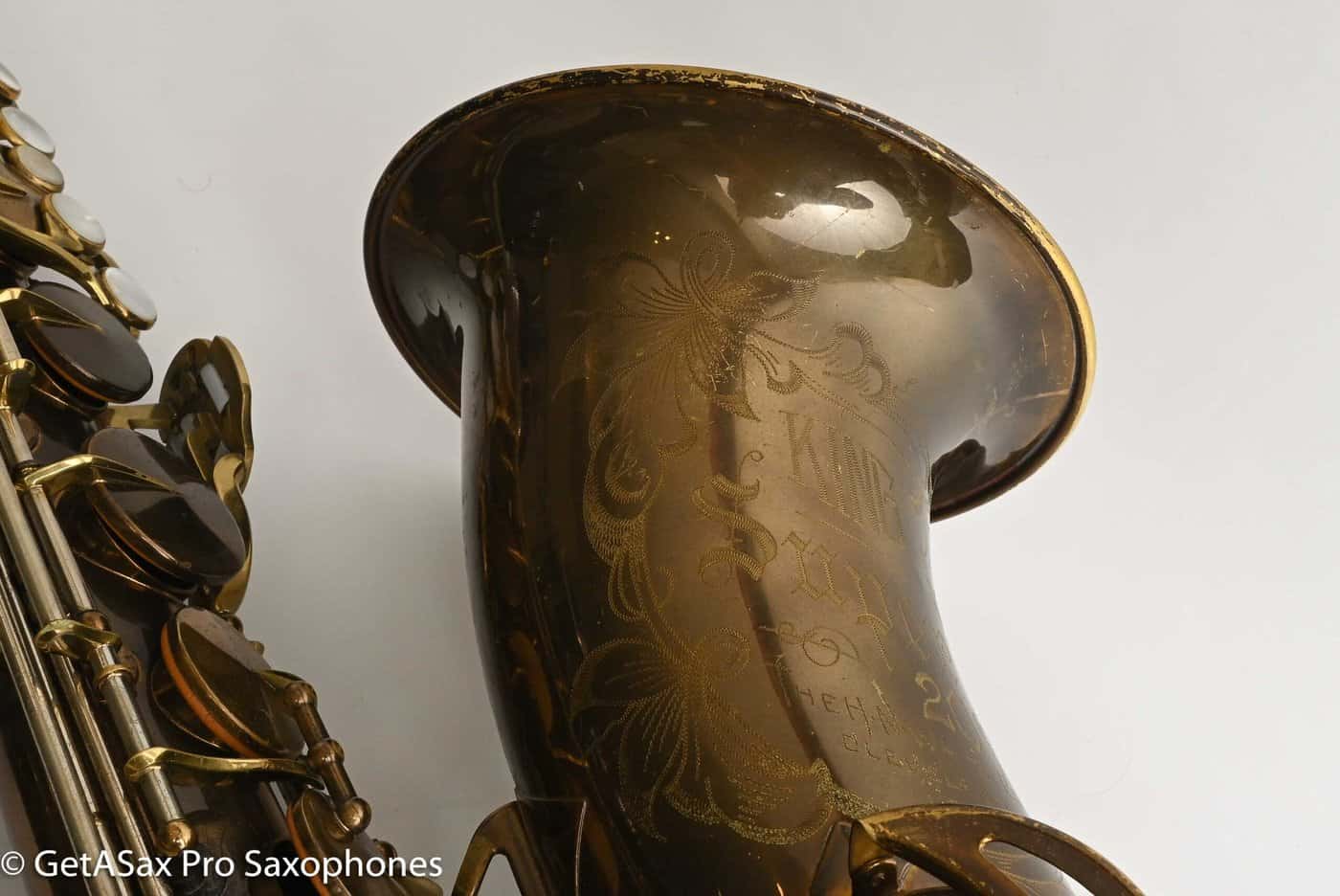 King Super 20 Tenor Series 1 Rare Original Dark Lacquer – Gorgeous! 285199