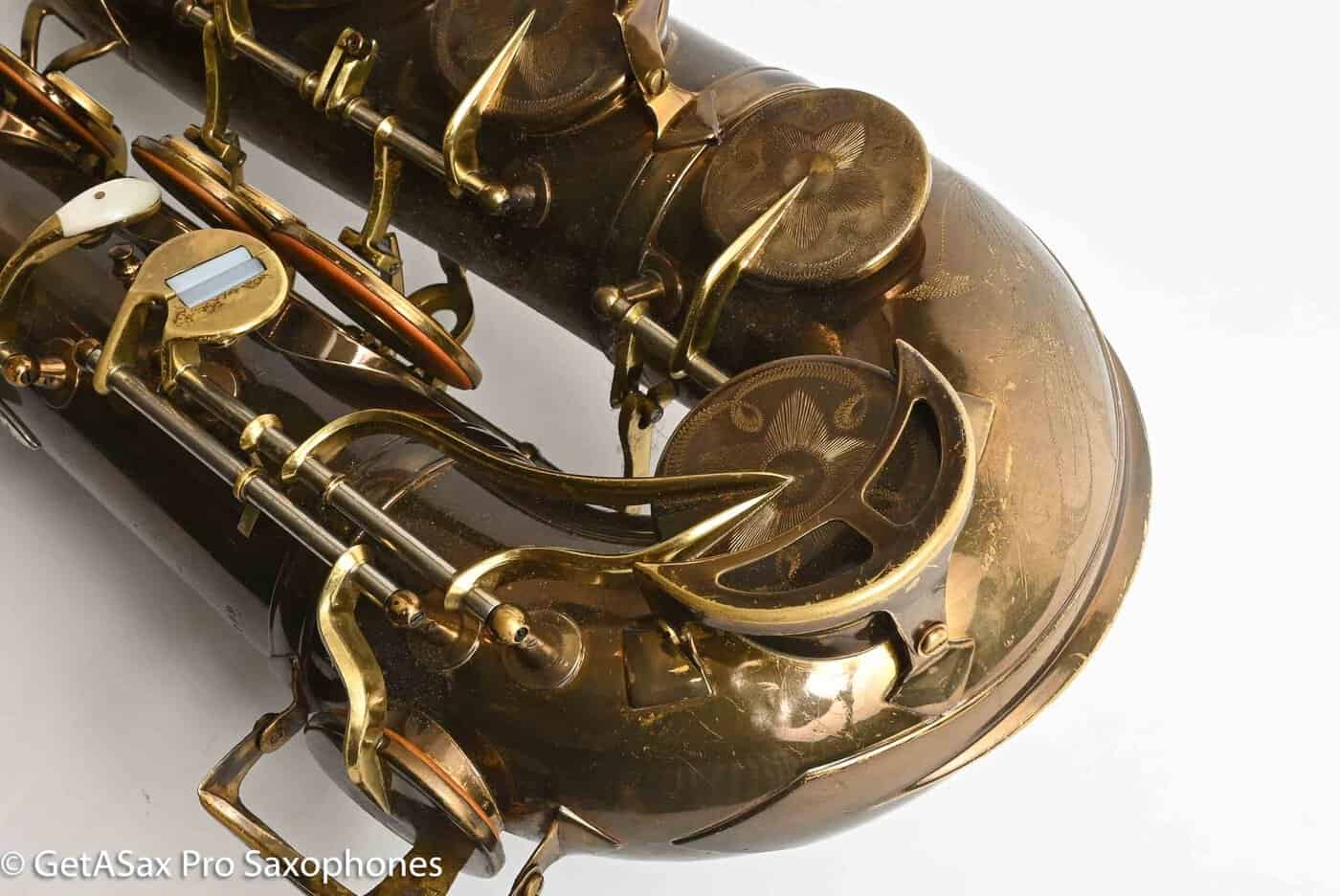 King Super 20 Tenor Series 1 Rare Original Dark Lacquer – Gorgeous! 285199