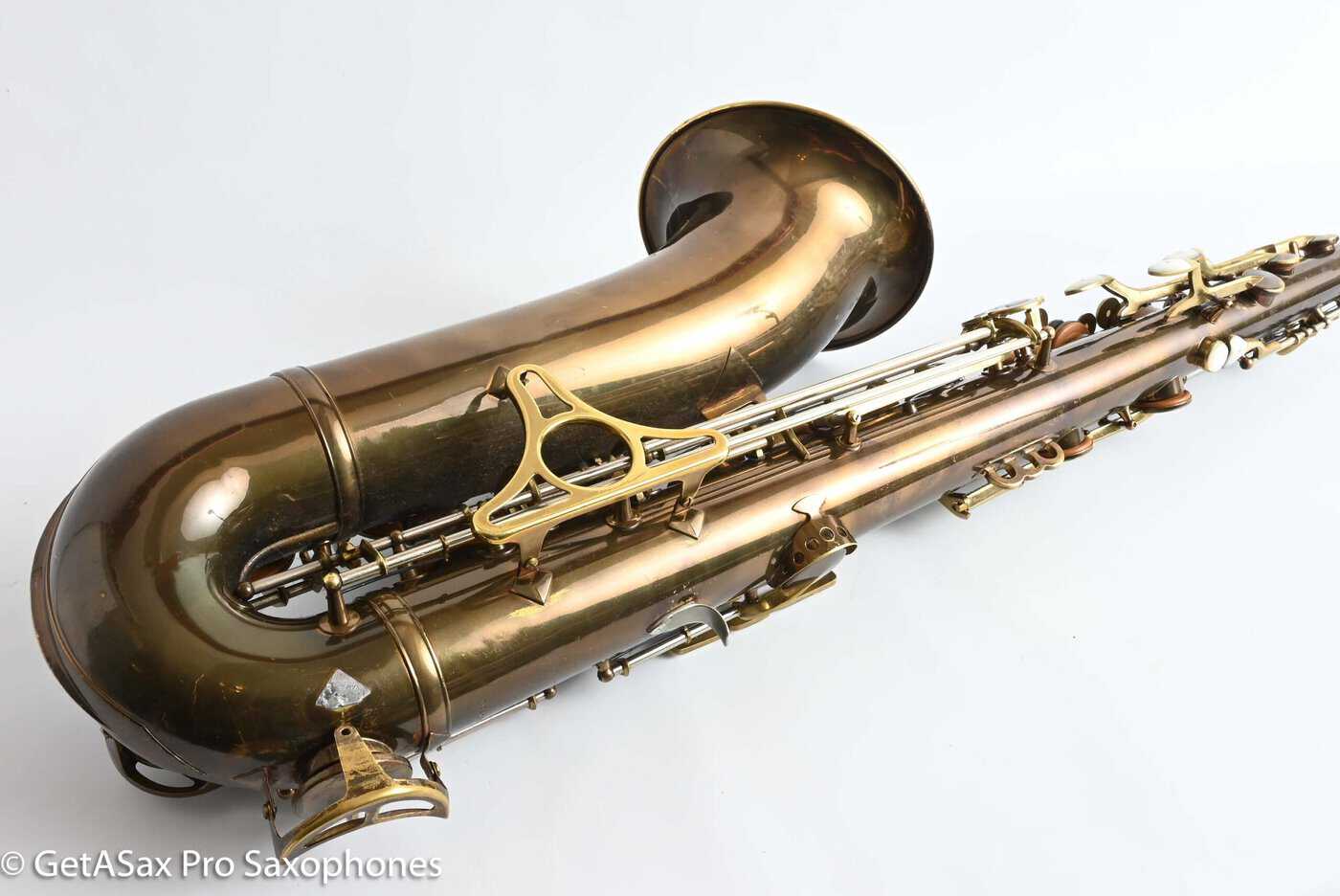 King Super 20 Tenor Series 1 Rare Original Dark Lacquer – Gorgeous! 285199