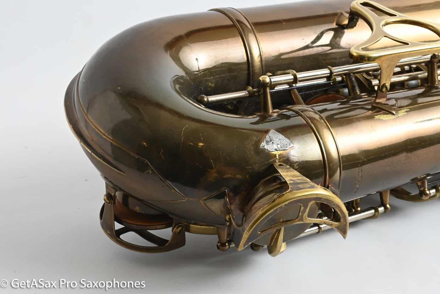 King Super 20 Tenor Series 1 Rare Original Dark Lacquer – Gorgeous! 285199