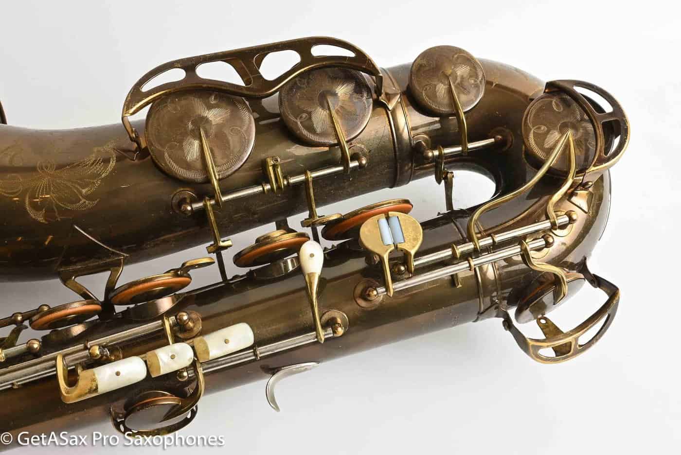 King Super 20 Tenor Series 1 Rare Original Dark Lacquer – Gorgeous! 285199