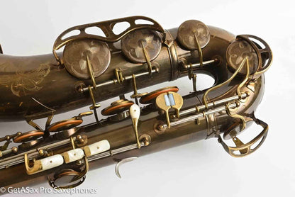 King Super 20 Tenor Series 1 Rare Original Dark Lacquer – Gorgeous! 285199