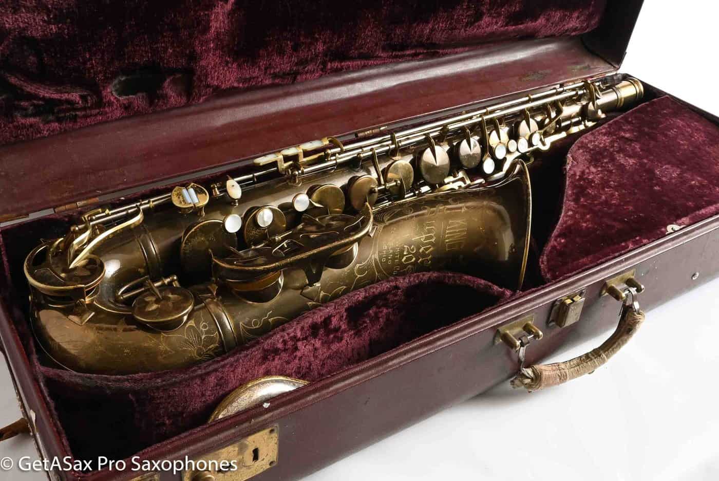 King Super 20 Tenor Series 1 Rare Original Dark Lacquer – Gorgeous! 285199