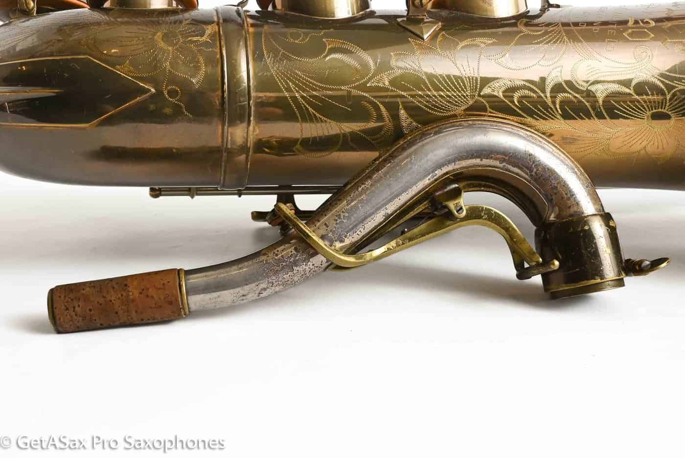 King Super 20 Tenor Series 1 Rare Original Dark Lacquer – Gorgeous! 285199