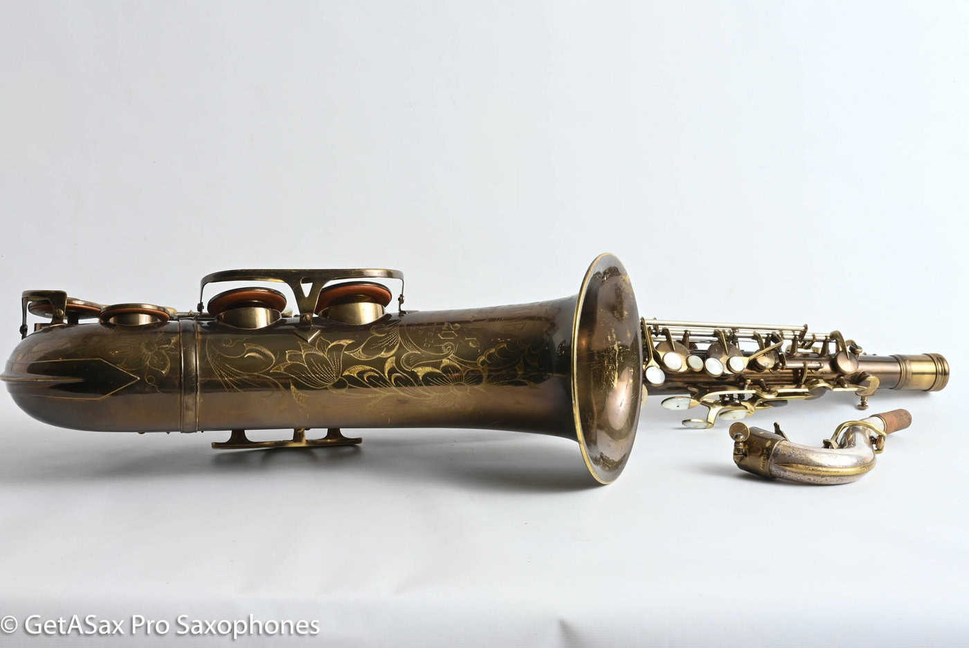 King Super 20 Tenor Series 1 Rare Original Dark Lacquer – Gorgeous! 285199