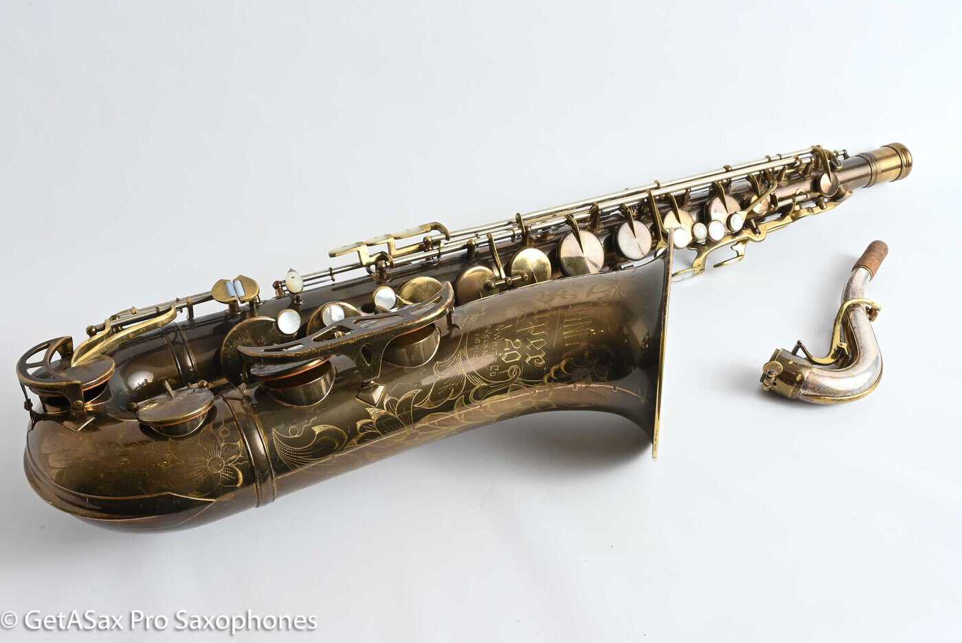 King Super 20 Tenor Series 1 Rare Original Dark Lacquer – Gorgeous! 285199