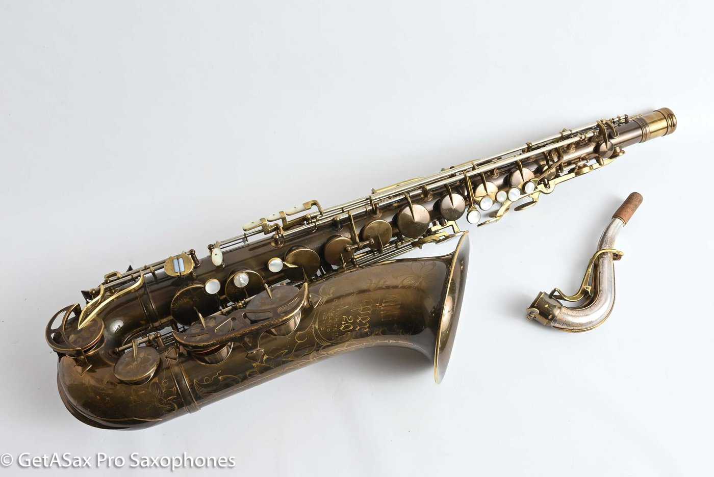 King Super 20 Tenor Series 1 Rare Original Dark Lacquer – Gorgeous! 285199