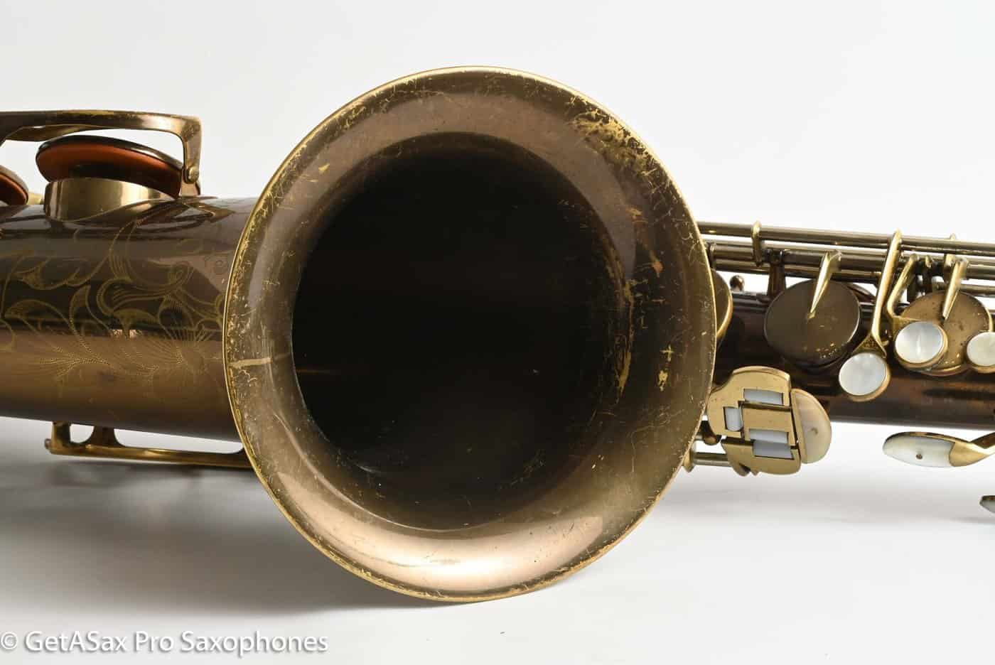 King Super 20 Tenor Series 1 Rare Original Dark Lacquer – Gorgeous! 285199