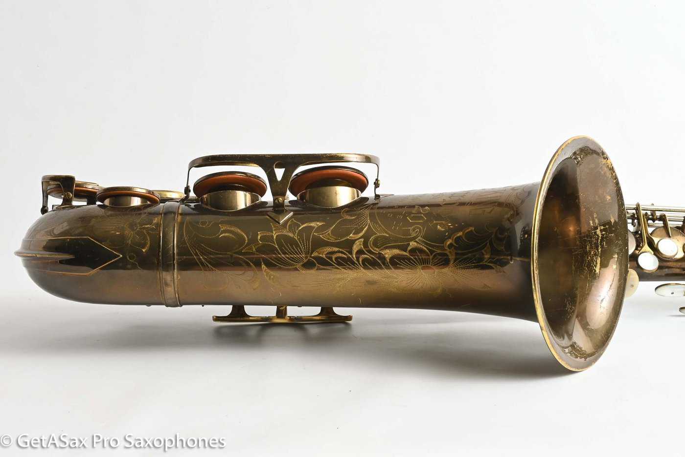 King Super 20 Tenor Series 1 Rare Original Dark Lacquer – Gorgeous! 285199