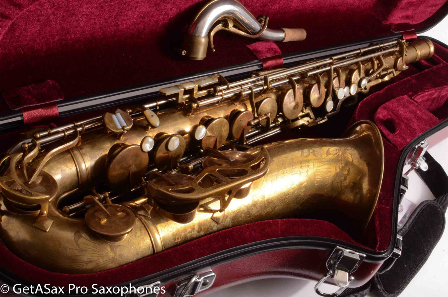 King Super 20 Tenor 1947 Full Pearls Original Lacquer Good Pads 290165