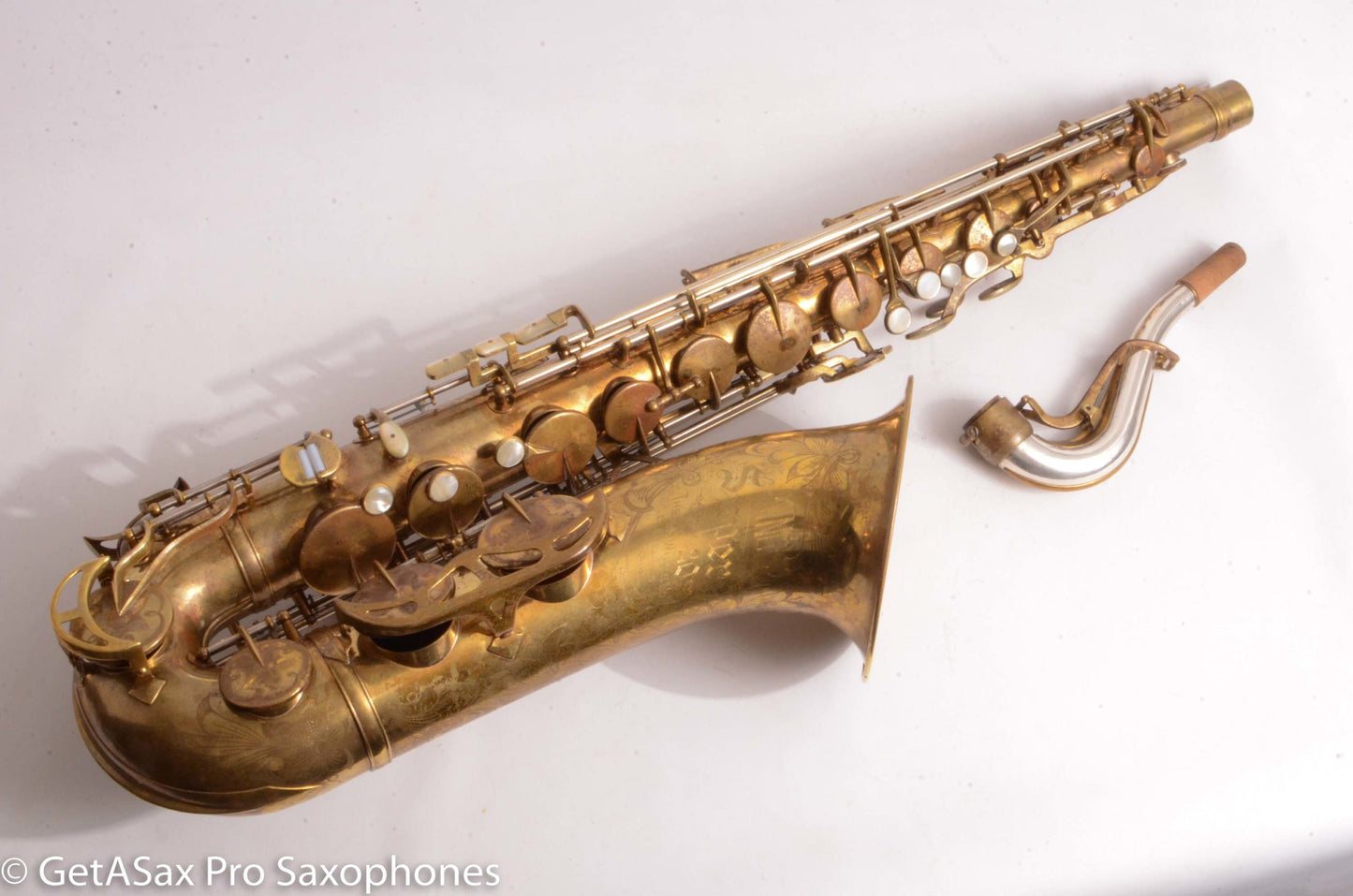 King Super 20 Tenor 1947 Full Pearls Original Lacquer Good Pads 290165