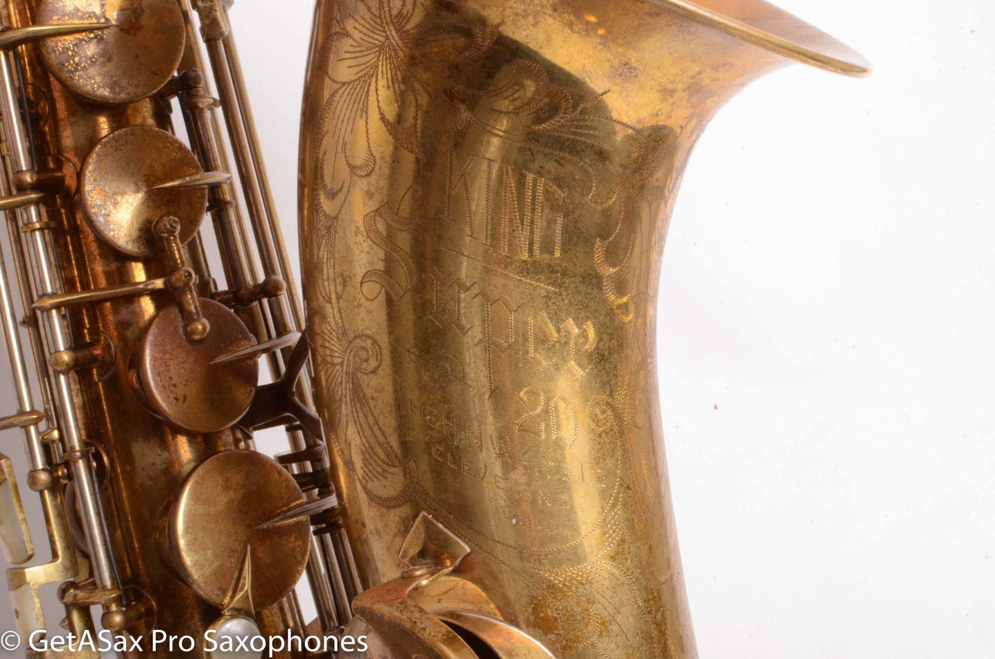 King Super 20 Tenor 1947 Full Pearls Original Lacquer Good Pads 290165