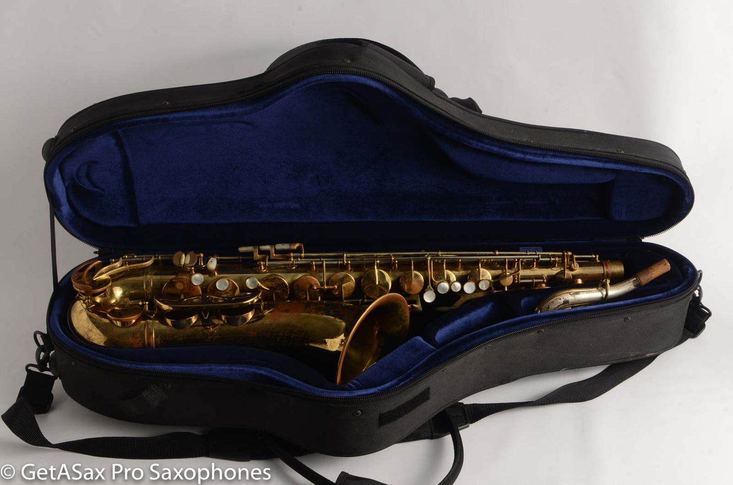 King Super 20 Tenor Very Gentle Relacquer Full Pearls Silver Neck!