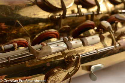 King Super 20 Tenor Very Gentle Relacquer Full Pearls Silver Neck!