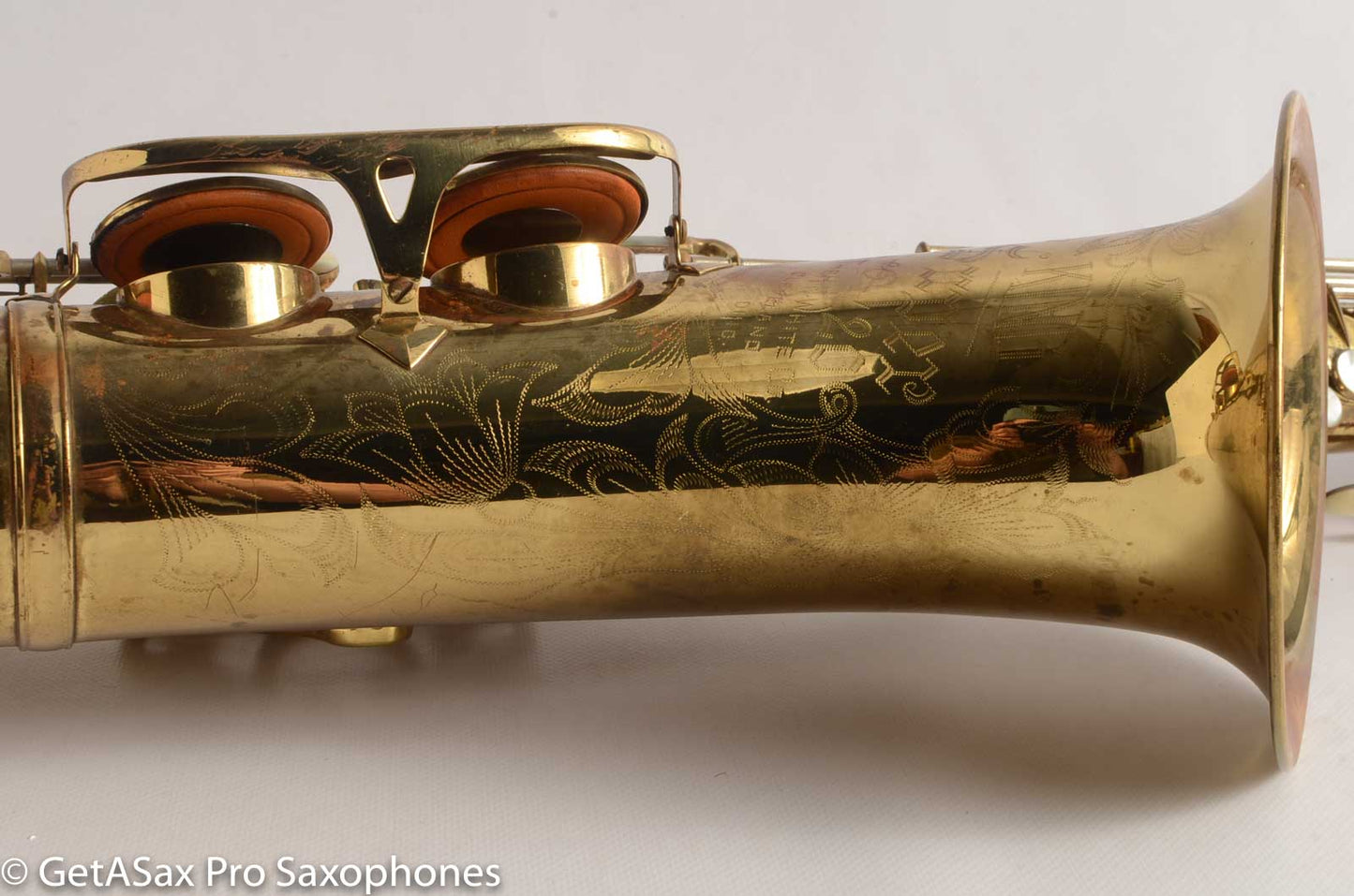 King Super 20 Tenor Very Gentle Relacquer Full Pearls Silver Neck!