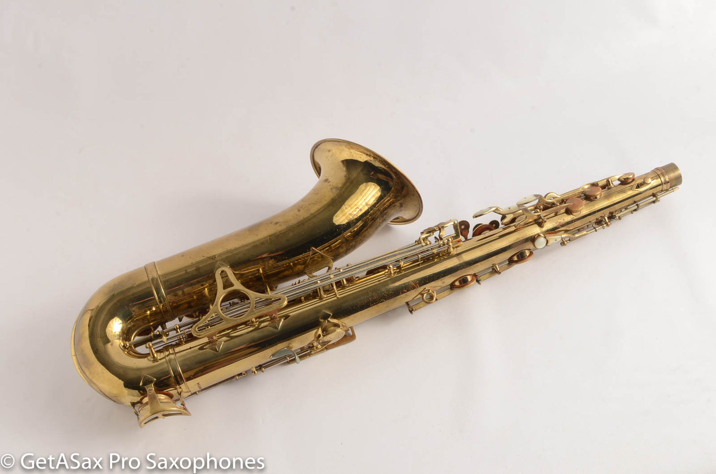 King Super 20 Tenor Very Gentle Relacquer Full Pearls Silver Neck!