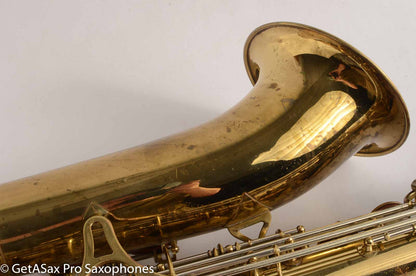 King Super 20 Tenor Very Gentle Relacquer Full Pearls Silver Neck!