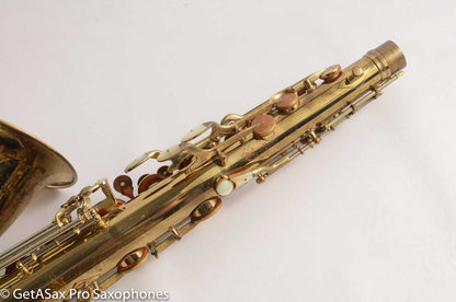 King Super 20 Tenor Very Gentle Relacquer Full Pearls Silver Neck!