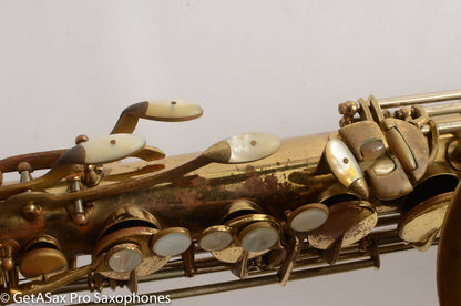 King Super 20 Tenor Very Gentle Relacquer Full Pearls Silver Neck!