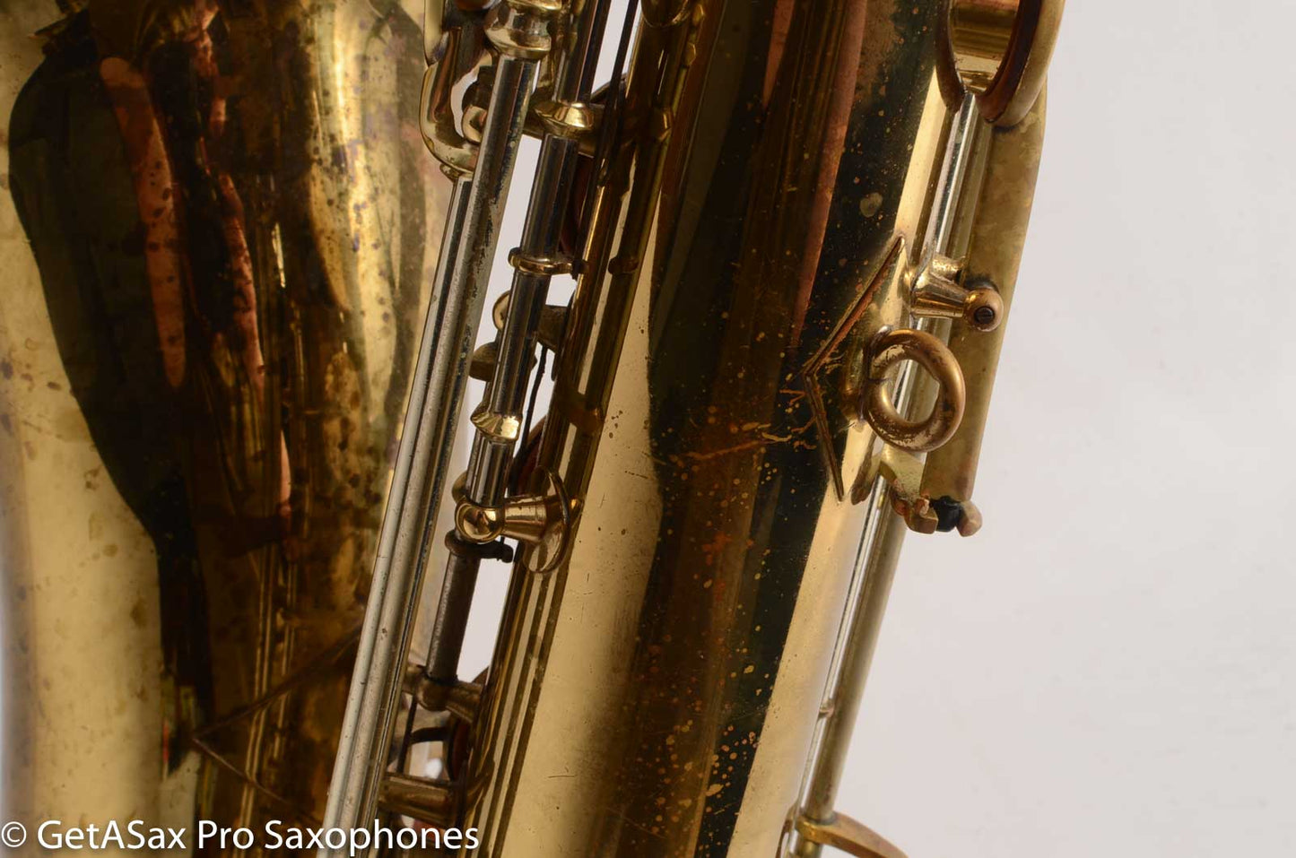 King Super 20 Tenor Very Gentle Relacquer Full Pearls Silver Neck!