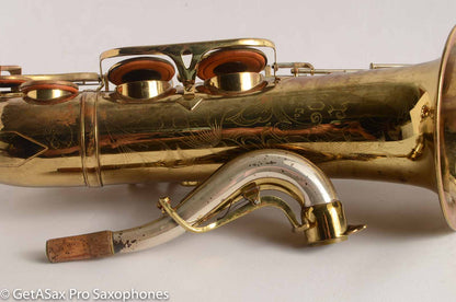 King Super 20 Tenor Very Gentle Relacquer Full Pearls Silver Neck!