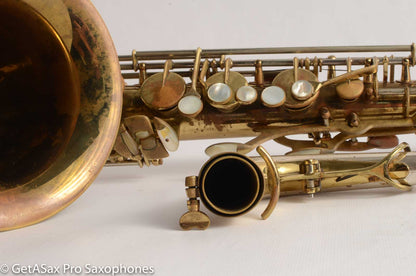 King Super 20 Tenor Very Gentle Relacquer Full Pearls Silver Neck!