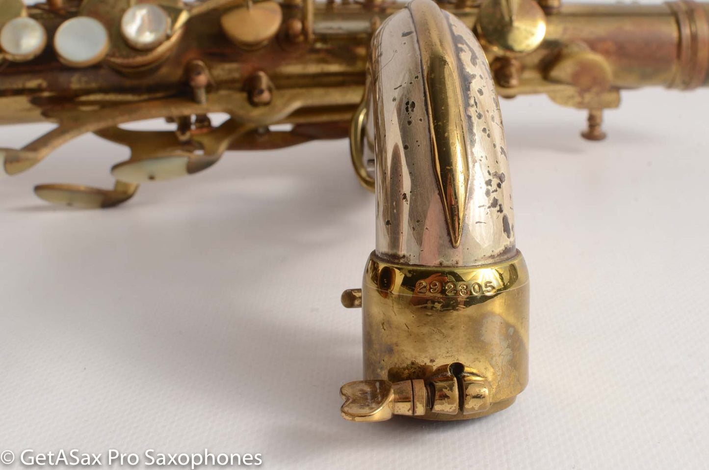 King Super 20 Tenor Very Gentle Relacquer Full Pearls Silver Neck!