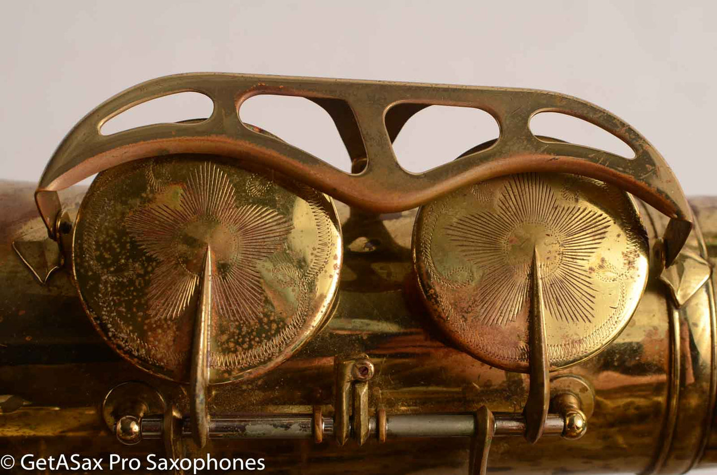 King Super 20 Tenor Very Gentle Relacquer Full Pearls Silver Neck!