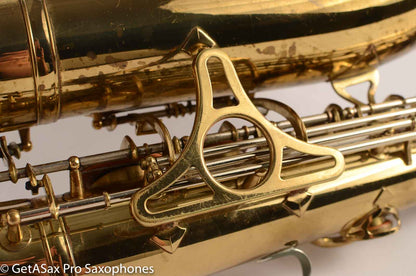 King Super 20 Tenor Very Gentle Relacquer Full Pearls Silver Neck!